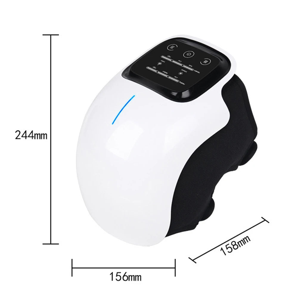 Knee Massager Smart Red Light and Massage Therapy for Swelling Stiff Joints Stretched Ligament and Muscles Injuries Gifts